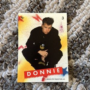 Vintage Collectible New Kids on the Block trading cards